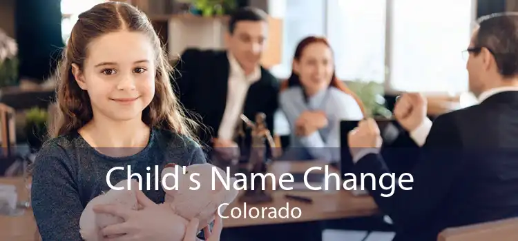 Child's Name Change Colorado