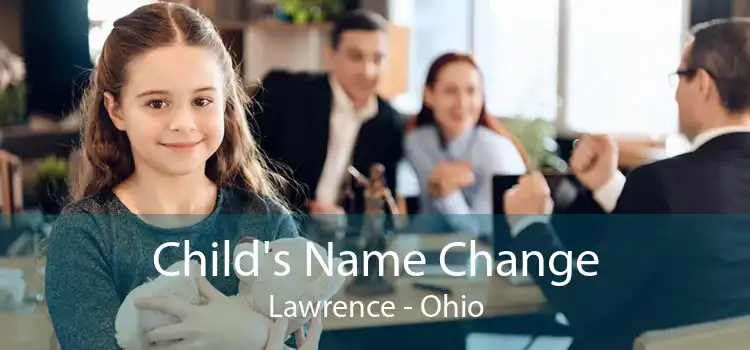 Child's Name Change Lawrence - Ohio