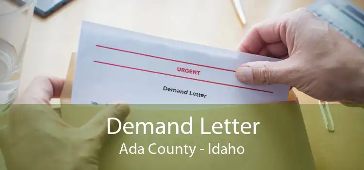 Demand Letter Ada County - Idaho