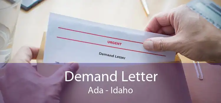 Demand Letter Ada - Idaho