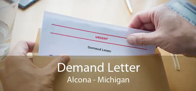 Demand Letter Alcona - Michigan