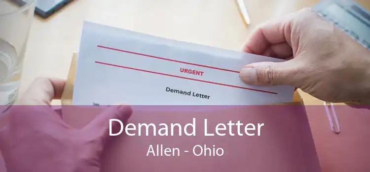 Demand Letter Allen - Ohio