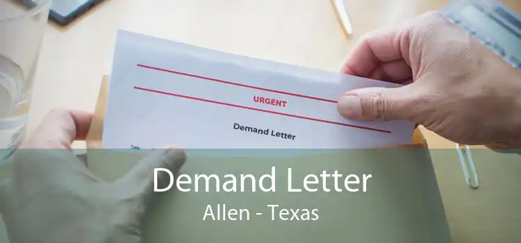 Demand Letter Allen - Texas