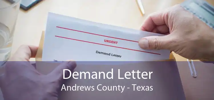 Demand Letter Andrews County - Texas