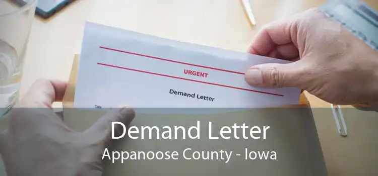 Demand Letter Appanoose County - Iowa