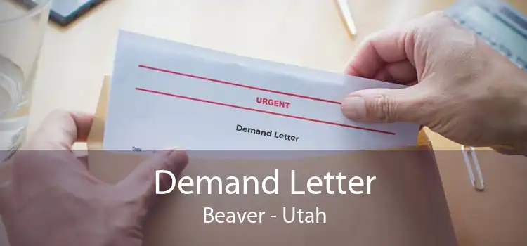 Demand Letter Beaver - Utah