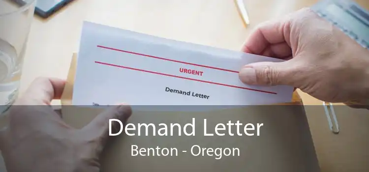 Demand Letter Benton - Oregon