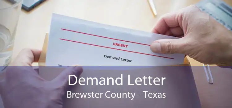 Demand Letter Brewster County - Texas