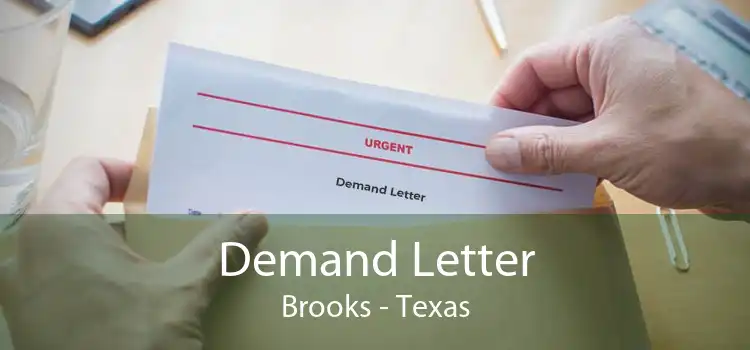 Demand Letter Brooks - Texas