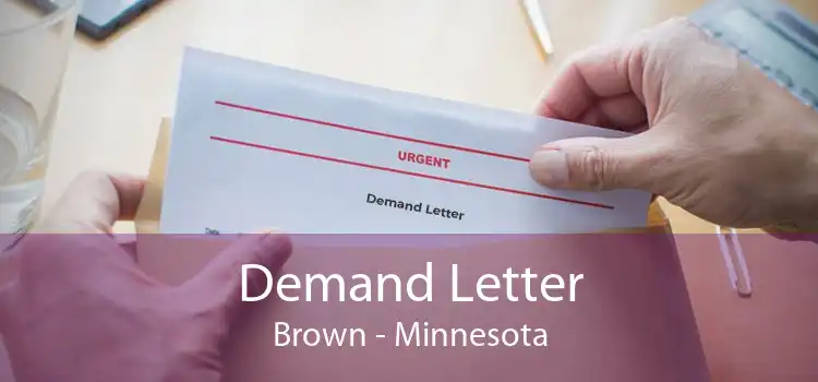 Demand Letter Brown - Minnesota