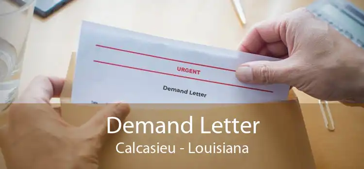 Demand Letter Calcasieu - Louisiana