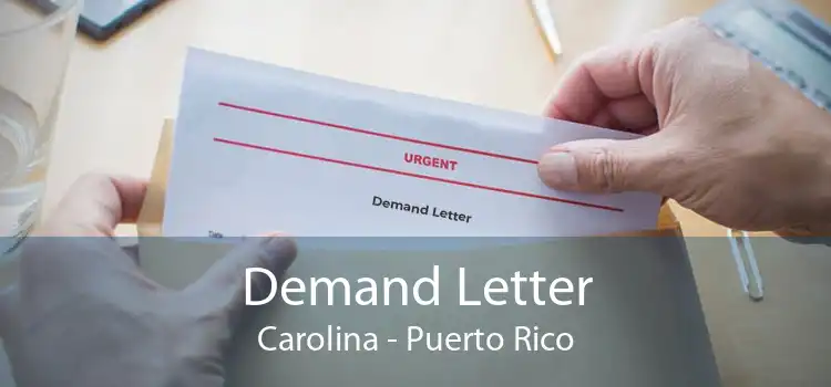 Demand Letter Carolina - Puerto Rico