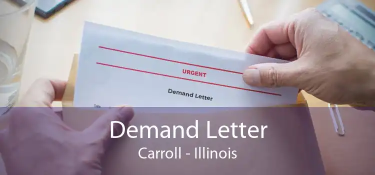 Demand Letter Carroll - Illinois