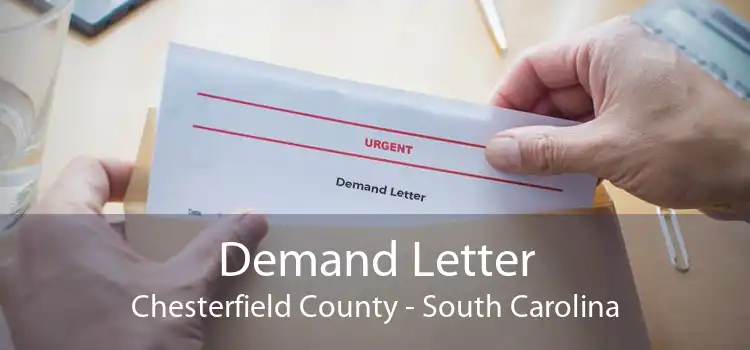 Demand Letter Chesterfield County - South Carolina