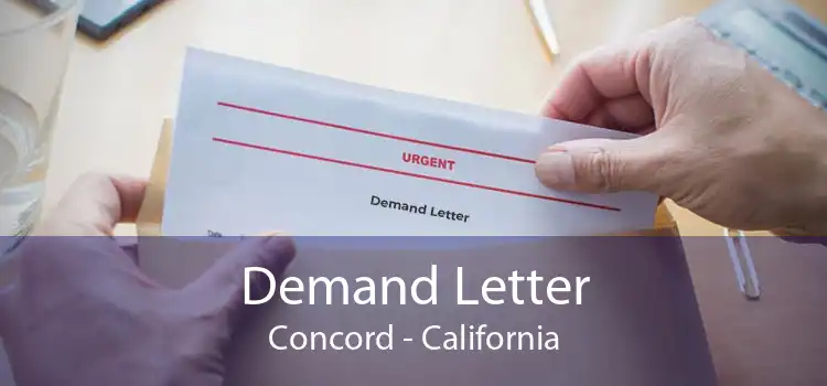 Demand Letter Concord - California