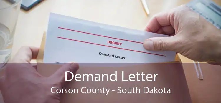 Demand Letter Corson County - South Dakota