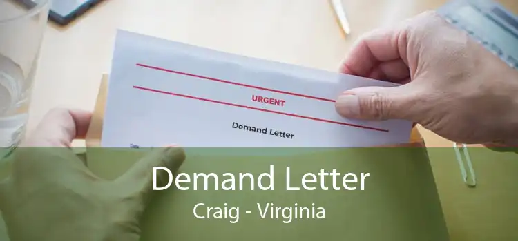 Demand Letter Craig - Virginia