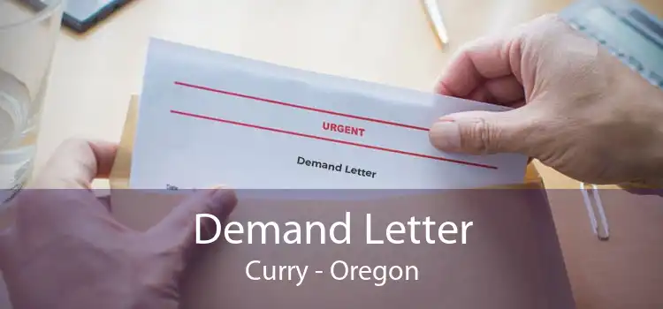 Demand Letter Curry - Oregon