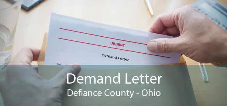 Demand Letter Defiance County - Ohio