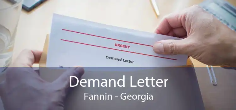 Demand Letter Fannin - Georgia