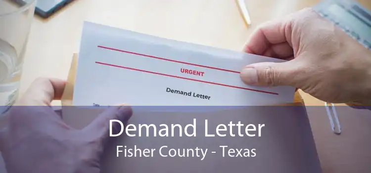 Demand Letter Fisher County - Texas