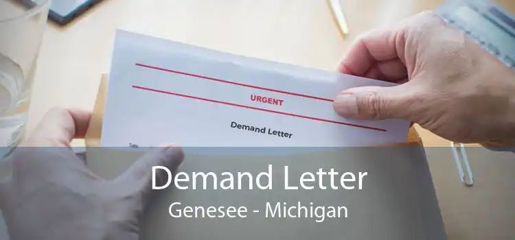 Demand Letter Genesee - Michigan