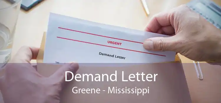 Demand Letter Greene - Mississippi