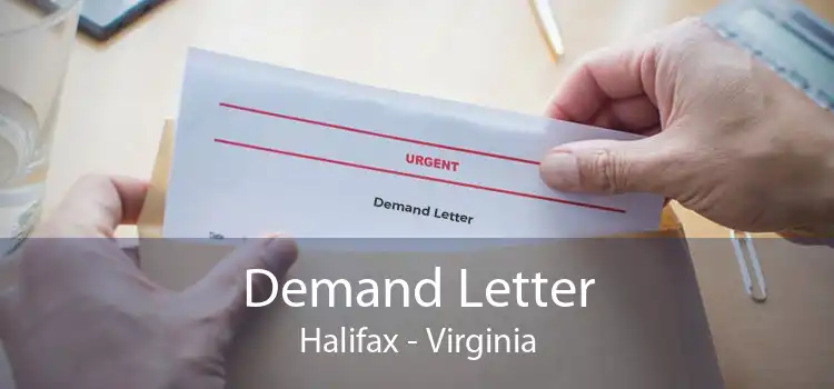 Demand Letter Halifax - Virginia