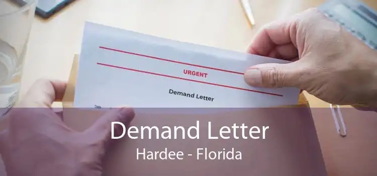 Demand Letter Hardee - Florida