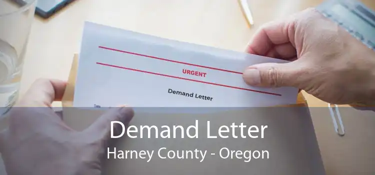 Demand Letter Harney County - Oregon