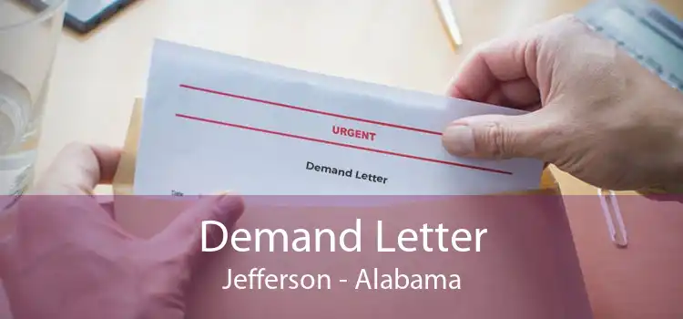 Demand Letter Jefferson - Alabama