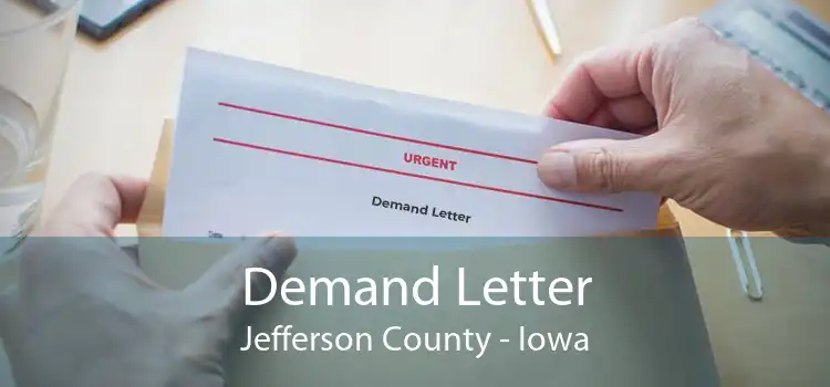 Demand Letter Jefferson County - Iowa