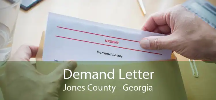 Demand Letter Jones County - Georgia