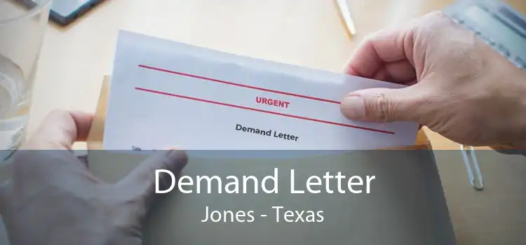 Demand Letter Jones - Texas