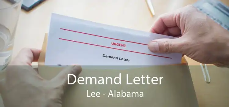 Demand Letter Lee - Alabama