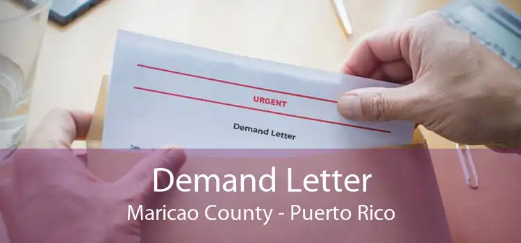 Demand Letter Maricao County - Puerto Rico