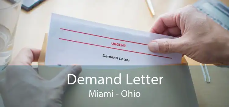 Demand Letter Miami - Ohio