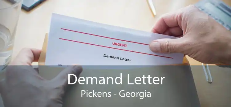 Demand Letter Pickens - Georgia