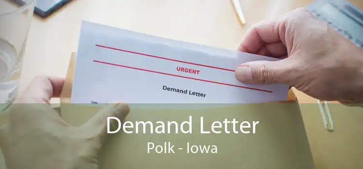 Demand Letter Polk - Iowa