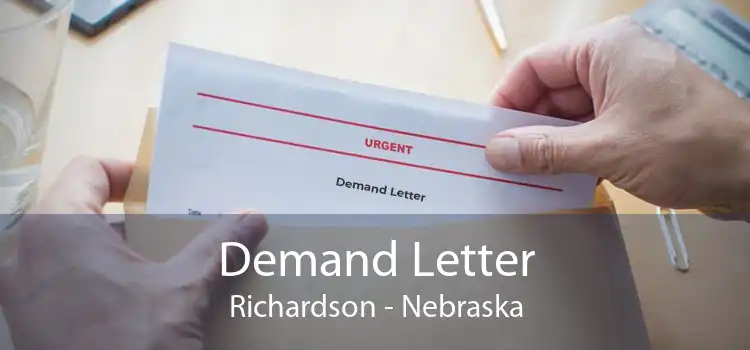 Demand Letter Richardson - Nebraska