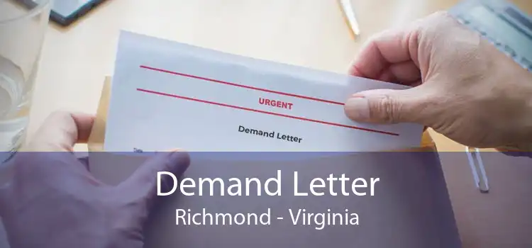 Demand Letter Richmond - Virginia