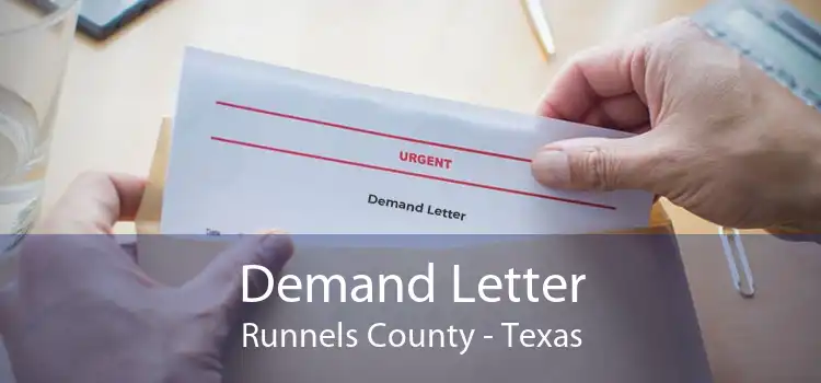 Demand Letter Runnels County - Texas