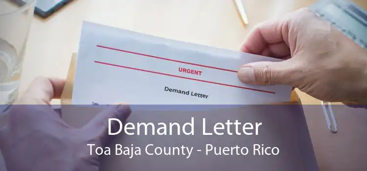 Demand Letter Toa Baja County - Puerto Rico