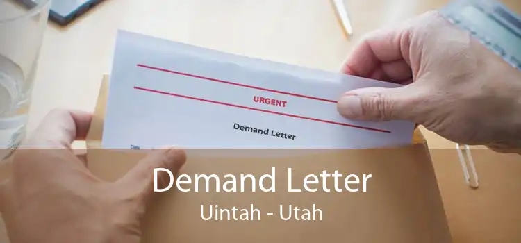 Demand Letter Uintah - Utah