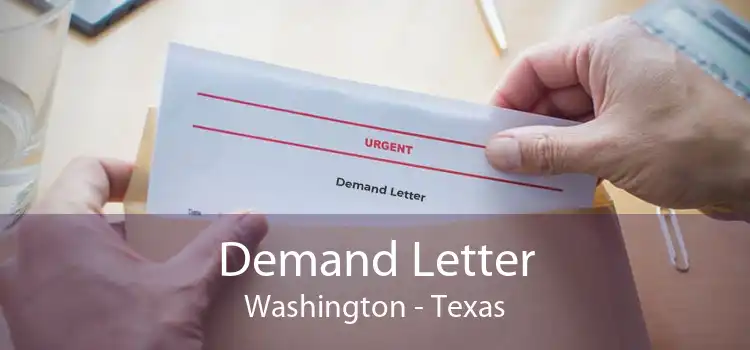 Demand Letter Washington - Texas