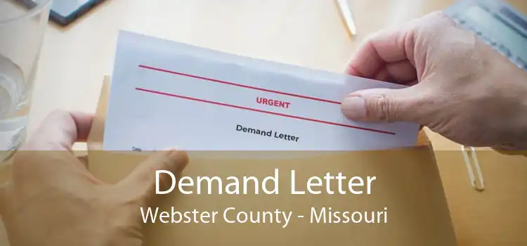 Demand Letter Webster County - Missouri