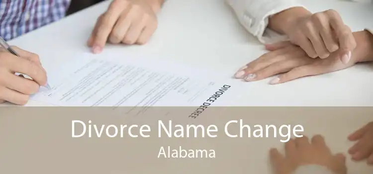 Divorce Name Change Alabama