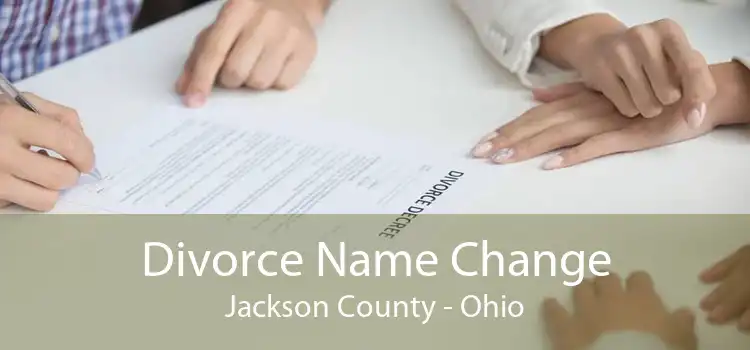 Divorce Name Change Jackson County - Ohio