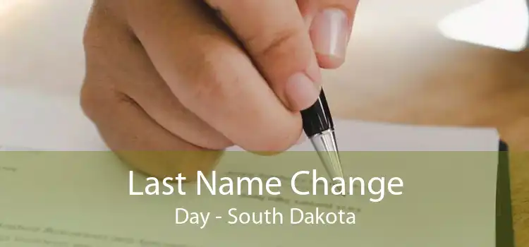 Last Name Change Day - South Dakota