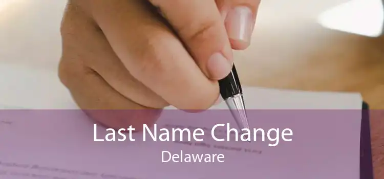 Last Name Change Delaware